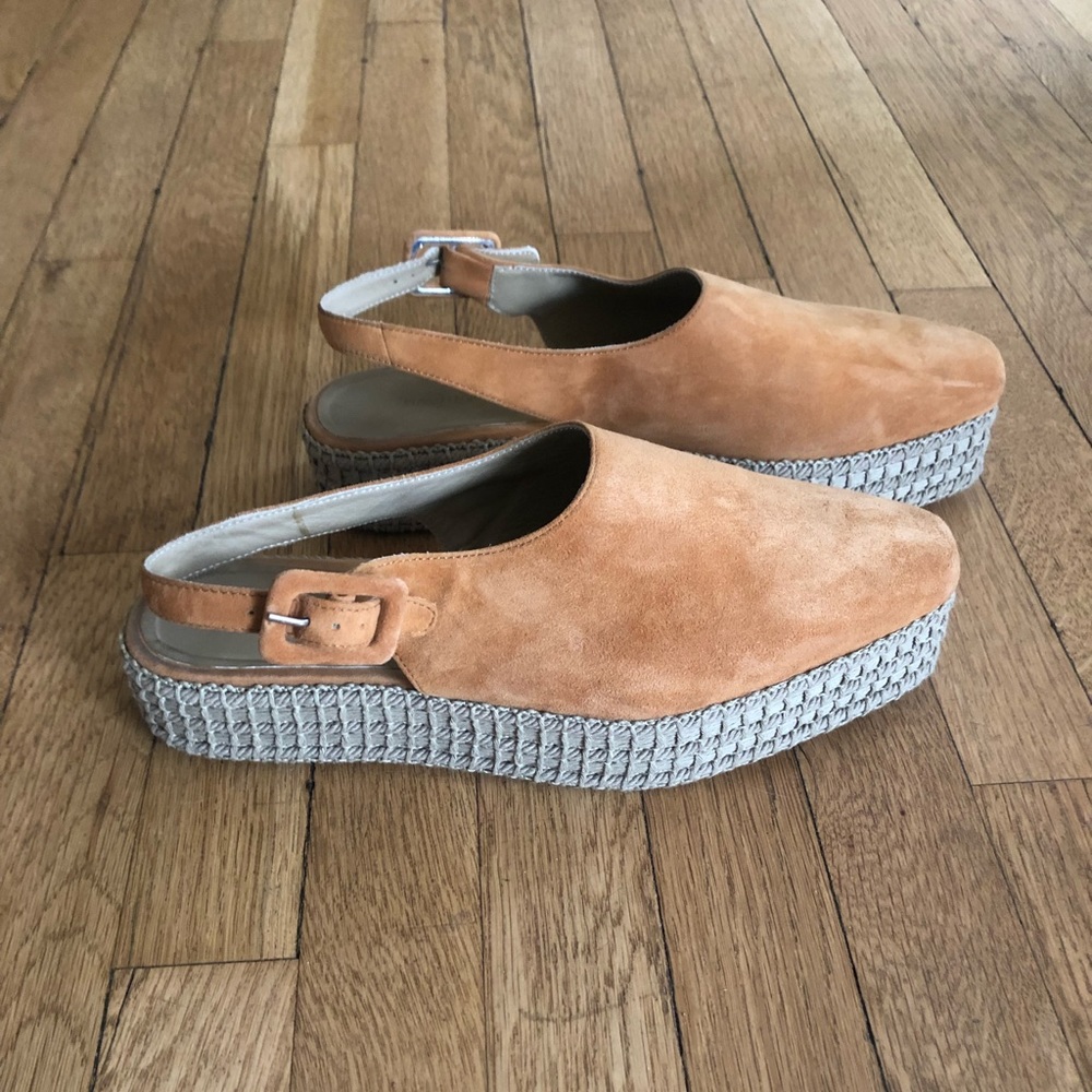 Rachel Comey Suede Platform Mules